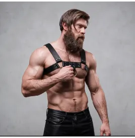 FETISH SUBMISSIVE ATTITUDE - ARNÉS ECOPIEL PECHO HOMBRE