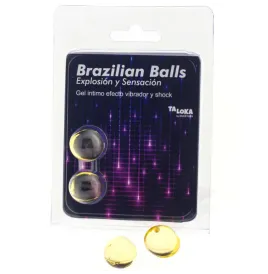 TALOKA - 2 BALLES BRÉSILIENNES VIBRANT and EFFET DE CHOC GEL EXCITANT