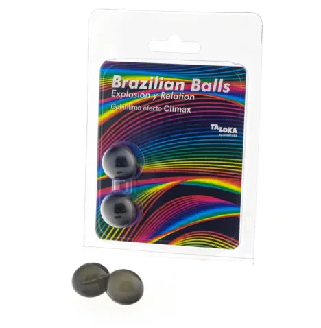 TALOKA - 2 BOULES BRÉSILIENNES GEL EXCITANT EFFET CLIMAX