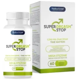 Super Orgasm Stop – Cápsulas Naturales para el Control de la Eyaculación y Mayor Resistencia Sexual
