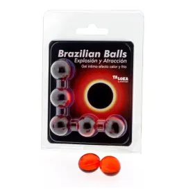 TALOKA - 5 BOULES BRÉSILIENNES GEL EXCITANT EFFET CHAUD and FROID