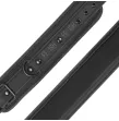 FETISH SUBMISSIVE - HALSKETTE UND HANDSCHELLEN AUS VEGANEM LEDER MIT NOPRENE-FUTTER