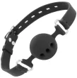 DARKNESS - BLACK BREATHABLE SILICONE GAG DARKNESS - BLACK BREATHABLE SILICONE GAG