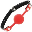 DARKNESS - BÂILLON EN SILICONE ROUGE DARKNESS - BÂILLON EN SILICONE ROUGE