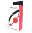 DARKNESS - BAVAGLINO IN SILICONE ROSSO DARKNESS - BAVAGLINO IN SILICONE ROSSO