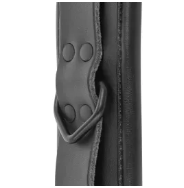 DARKNESS - MANETTE REGOLABILI IN PELLE NERA