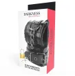 DARKNESS - MENOTTES AJUSTABLES EN CUIR NOIR AVEC CADENAS