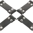 DARKNESS - LEDERHANDSCHELLEN FÜR FÜSSE UND HÄNDE SCHWARZ DARKNESS - LEDERHANDSCHELLEN FÜR FÜSSE UND HÄNDE SCHWARZ