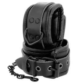 DARKNESS - MANETTE E COLLETTO IN PELLE NERA