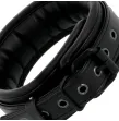 DARKNESS - MANETTE E COLLETTO IN PELLE NERA DARKNESS - MANETTE E COLLETTO IN PELLE NERA