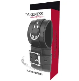 DARKNESS - MENOTTES EN CUIR NOIR