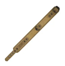 FETISH SUBMISSIVE ORIGIN - COLLIER CHAÎNE DOUBLÉE DE NÉOPRÈNE