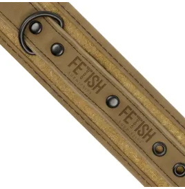 FETISH SUBMISSIVE ORIGIN - MENOTTES EN CUIR VEGAN AVEC DOUBLURE EN NÉOPRÈNE