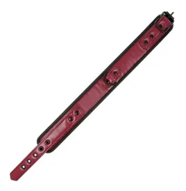 FETISH SUBMISSIVE DARK ROOM - COLLIER CHAÎNE DOUBLURE EN NÉOPRÈNE