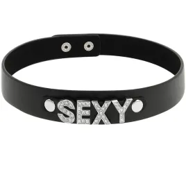 COQUETTE CHIC DESIRE - SEXY VEGANES LEDER-HALSBAND