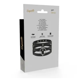 COQUETTE CHIC DESIRE - GIROCOLLO IN PELLE VEGANO STILE FETISH