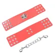 OHMAMA FETISH - RED HANDCUFFS WITH SNAP CLOSURE
