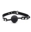 OHMAMA FETISH - BALL GAG IN SILICONE CON CINTURA IN PELLE (LUCCHETTO INCLUSO) OHMAMA FETISH - BALL GAG IN SILICONE CON CINTURA IN PELLE (LUCCHETTO INCLUSO)