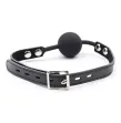 OHMAMA FETISH - BALL GAG IN SILICONE CON CINTURA IN PELLE (LUCCHETTO INCLUSO) OHMAMA FETISH - BALL GAG IN SILICONE CON CINTURA IN PELLE (LUCCHETTO INCLUSO)