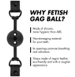 FETISH SUBMISSIVE BONDAGE - BALL GAG IN SILICONE TRASPIRANTE FETISH SUBMISSIVE BONDAGE - BALL GAG IN SILICONE TRASPIRANTE