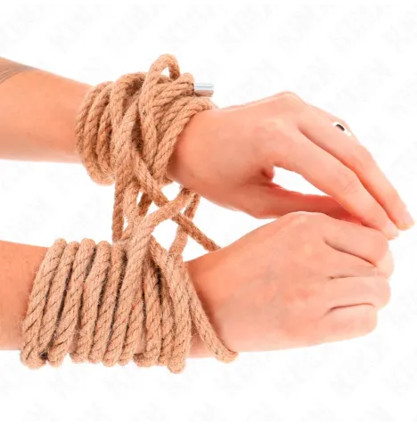 KINK - HEMP ROPE WITH METAL HEAD 5 METER