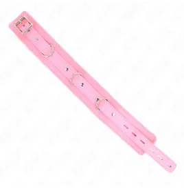 KINK - COLLAR CON CORREA 65 CM CON RESTRICCIONES ROSA AJUSTABLE 36-42 CM X 5.5 CM