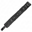 KINK - COLLARE CON GUINZAGLIO 65 CM CON RESTRIZIONI NERO 36-42 CM X 5,5 CM