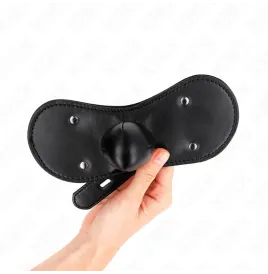 KINK - BALL GAG MOUTH MASK WITH LOCK ADJUSTABLE 42-60 CM