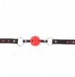 KINK - HOLLOW HARD RED BALL GAG MODEL 2 65 x 2.5 CM