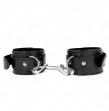 KINK - MUÑEQUERAS SIMPLES CON FILA DE REMACHES NEGRO AJUSTABLE 17-28 CM X 5 CM