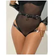 SUBBLIME - 953690 MENOTTES AVEC CEINTURE DE BONDAGE NOIRE TAILLE UNIQUE SUBBLIME - 953690 MENOTTES AVEC CEINTURE DE BONDAGE NOIRE TAILLE UNIQUE