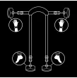 FETISH SUBMISSIVE - POSIZIONE MASTER CON 4 MANETTE RIVESTITE IN NOPRENE FETISH SUBMISSIVE - POSIZIONE MASTER CON 4 MANETTE RIVESTITE IN NOPRENE