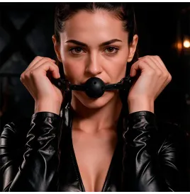 FETISH SUBMISSIVE - VEGAN BREATHABLE GAG