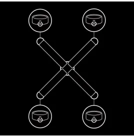 FETISH SUBMISSIVE - UNION DE MENOTTES EN CUIR VÉGAN