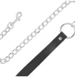 DARKNESS - SOFT LEATHER NECKLACE WITH CHAIN DARKNESS - SOFT LEATHER NECKLACE WITH CHAIN
