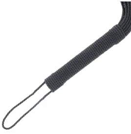 DARKNESS - FOUET DE BONDAGE NOIR 50CM