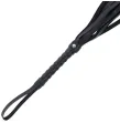 DARKNESS - BLACK BONDAGE WHIP 45 CM DARKNESS - BLACK BONDAGE WHIP 45 CM