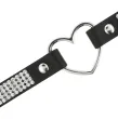 COQUETTE CHIC DESIRE - VEGAN LEATHER CHOKER WITH HEART COQUETTE CHIC DESIRE - VEGAN LEATHER CHOKER WITH HEART