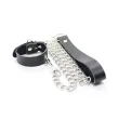 OHMAMA FETISH - COLLAR PARA PENE Y CORREA PIEL CON CADENA METALICA OHMAMA FETISH - COLLAR PARA PENE Y CORREA PIEL CON CADENA METALICA