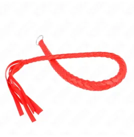 KINK - FRUSTA SERPENTE CON ANELLO MANO ROSSO 65 CM