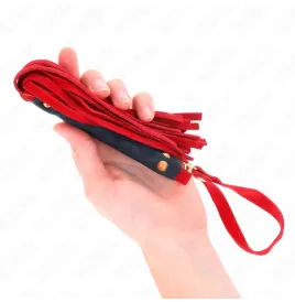 KINK - LÁTIGO MINI PIEL DE ANTE ROJO 30 CM