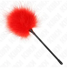 KINK - PIUME ROSSE TICKLE UTILIZZATE PER IL KIT BONDAGE 27 CM