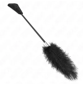 KINK - PLUMES DAUTRUCHE POUR TICKLE AVEC PALETTE DENTELLE 56 CM