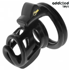 ADDICTED TOYS LOCKED - GILDEN CAGE SILICONE PENIS CAGE 8.5 CM