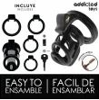 ADDICTED TOYS LOCKED - GILDEN CAGE SILICONE PENIS CAGE 8.5 CM ADDICTED TOYS LOCKED - GILDEN CAGE SILICONE PENIS CAGE 8.5 CM