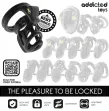 ADDICTED TOYS LOCKED - CAGE À PÉNIS GILDEN CAGE 8,5 CM