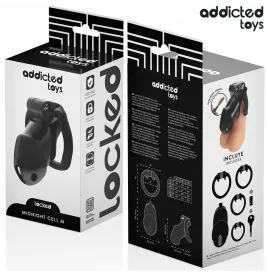 ADDICTED TOYS LOCKED - MINDNIGHT CELL JAULA PARA PENE TALLA M