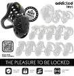 ADDICTED TOYS LOCKED - GABBIA PER PENE CAVA CON CATENA 10,5 CM ADDICTED TOYS LOCKED - GABBIA PER PENE CAVA CON CATENA 10,5 CM