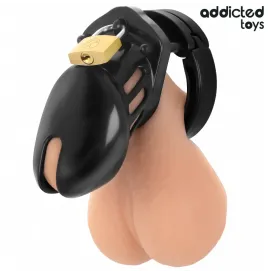 ADDICTED TOYS LOCKED - OBSIDIAN HOLD PENISKÄFIG GRÖSSE S