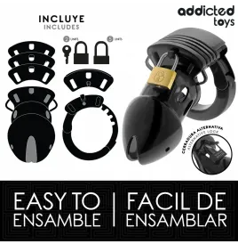 ADDICTED TOYS LOCKED - CHASTITY DEPTHS JAULA PARA PENE 7,5 CM